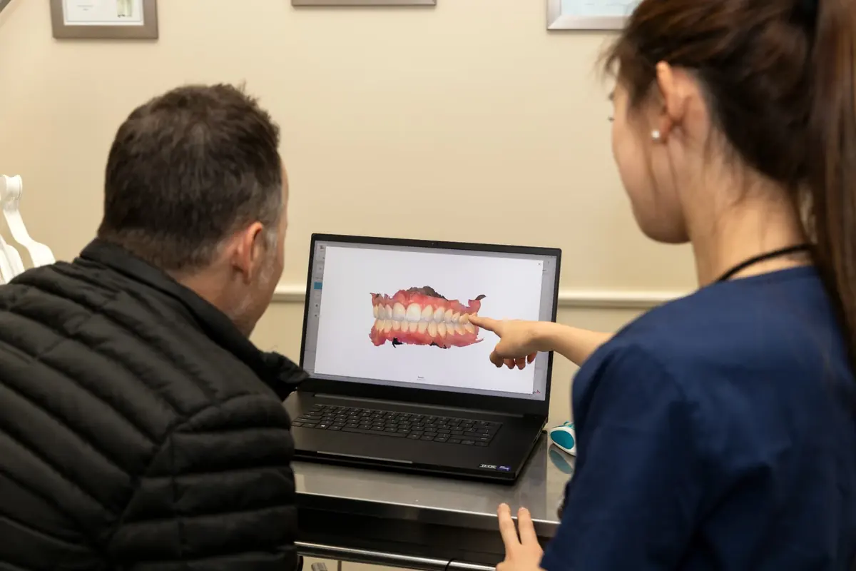 A dental consultation at The Smile Place