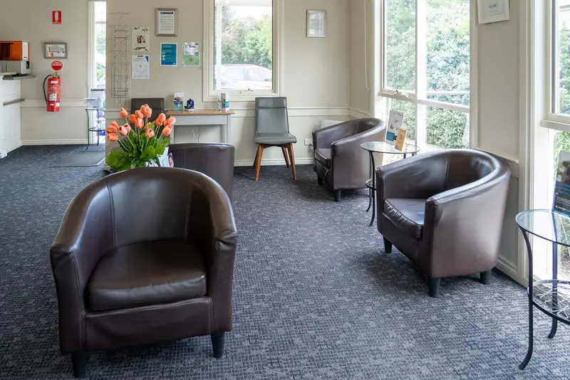 The waiting area at The Smile Place